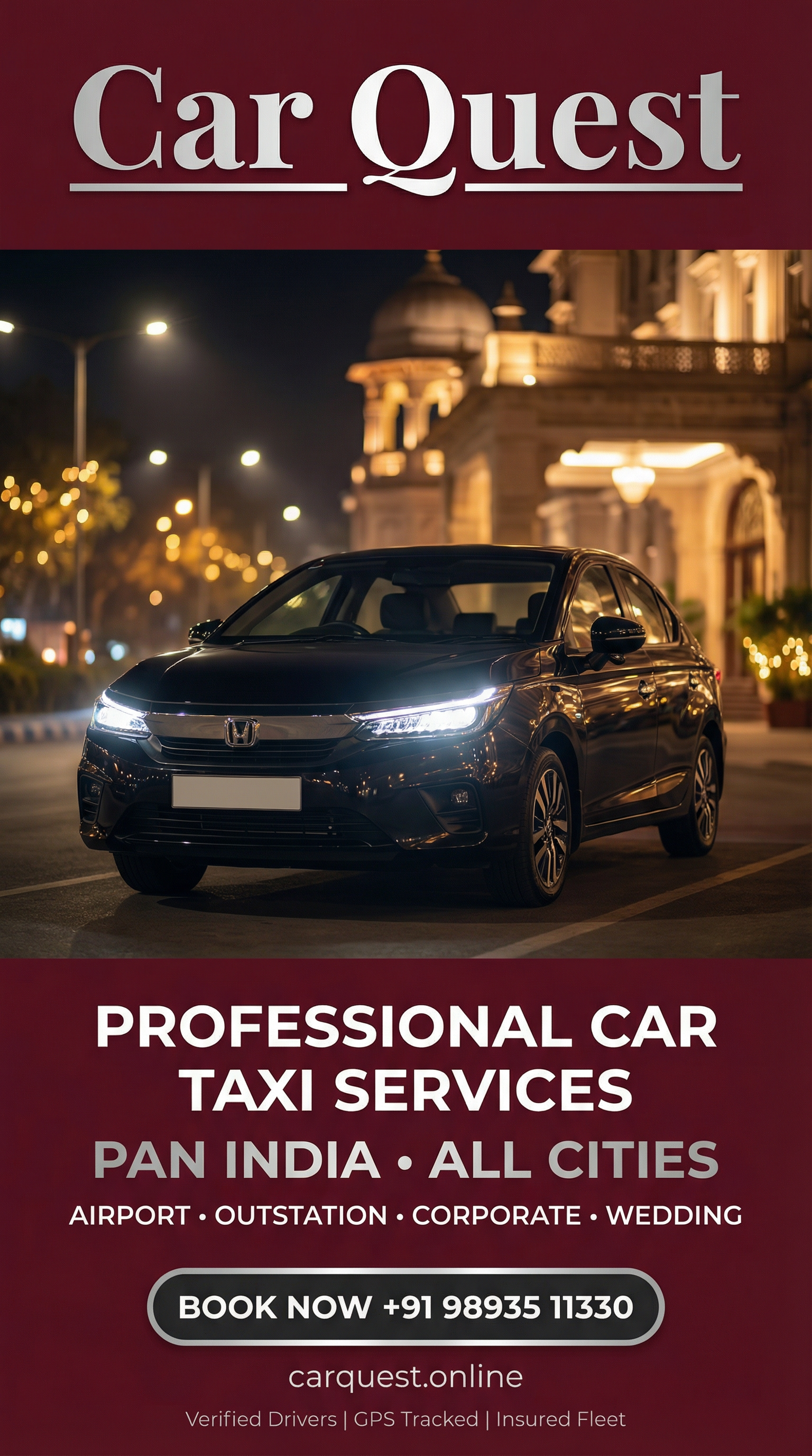 Car Quest - Professional Car Taxi Services Pan India